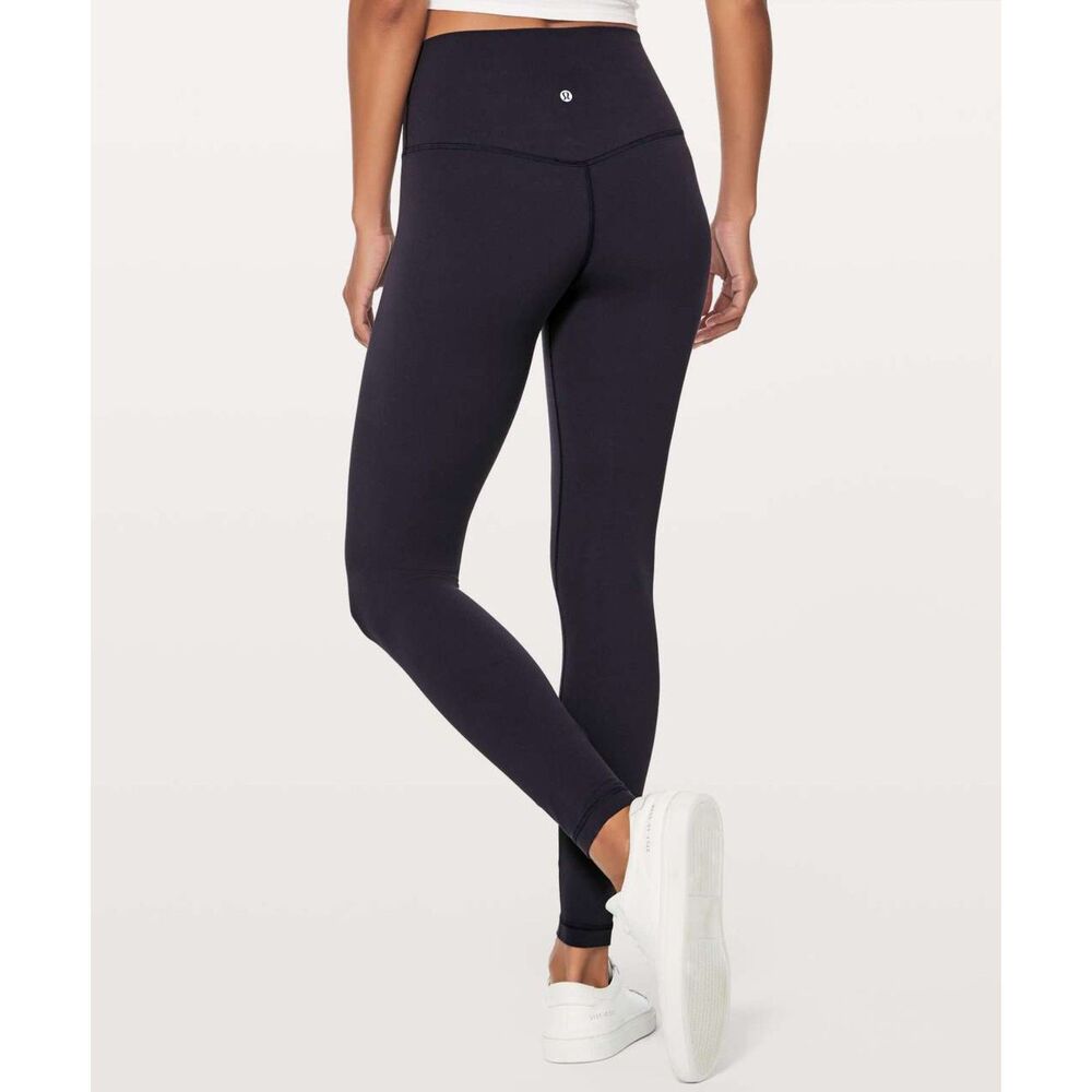 Lululemon Align High-Rise Pant full length 28" Size 4 Navy Buttery Soft EUC
